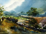 Landscape painting of Nepal