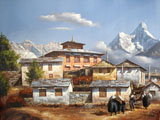 Mt Everest and Amadablam with 
