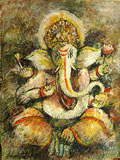  Ganesh Modern painting of Nep